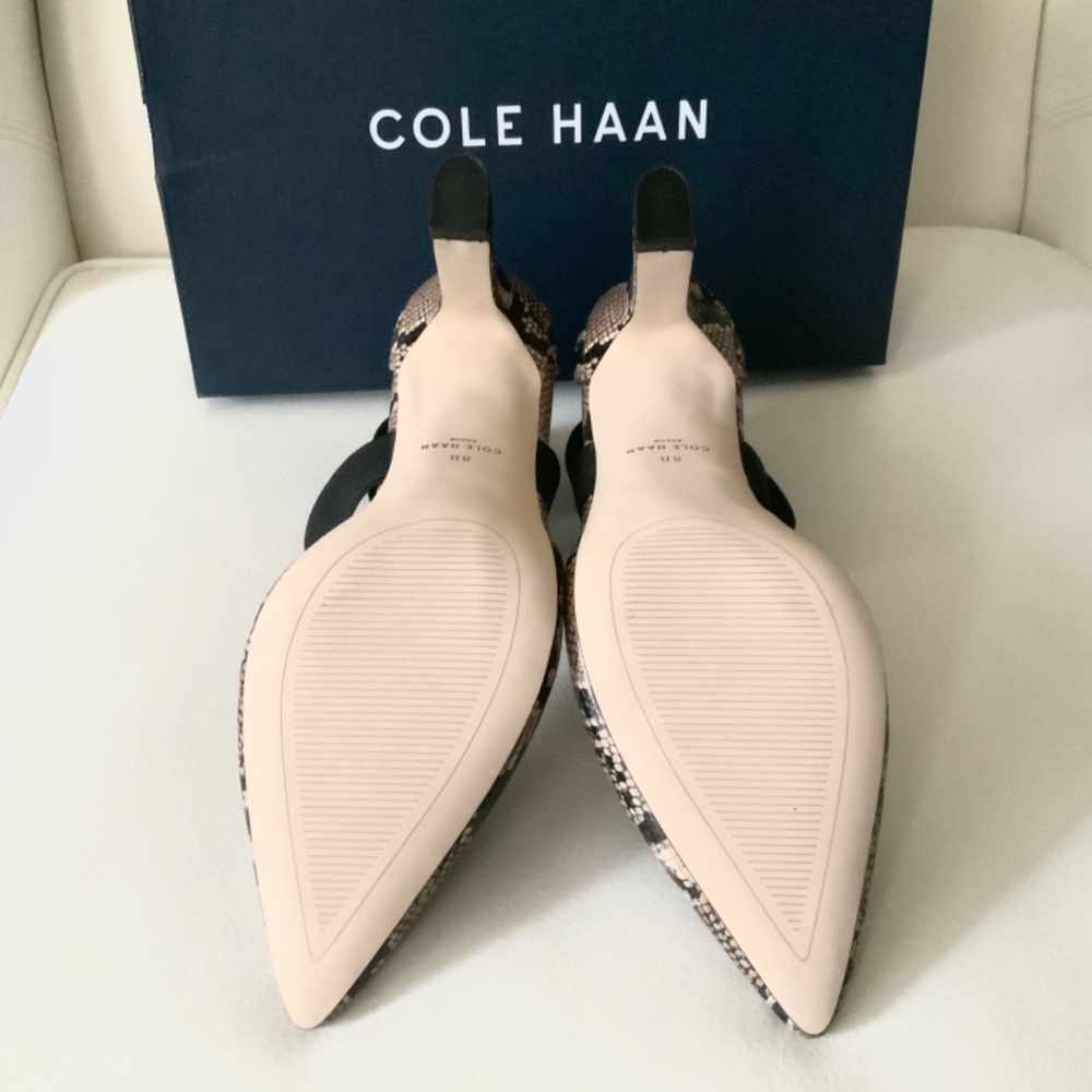 Cole Haan Womens Maikki Snake Leather Pumps - Picture 10 of 10